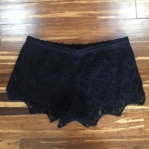 ❌Express Black Lace Shorts